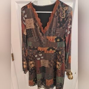 ROMWE Dress, Large, Multicolor